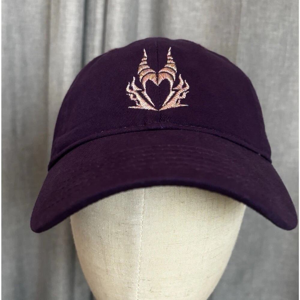 NWT Rare Disney Villains Maleficent Cap You Poor Simple Fools One Size Purple - Picture 3 of 15